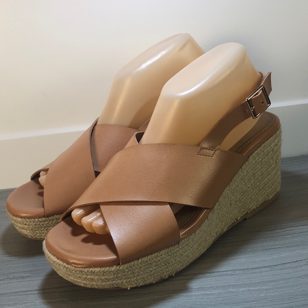 TORRID Criss Cross Wedge Espadrille Sandals 9W